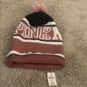 Pink Victoria Secrets beanie Never Been Worn!
